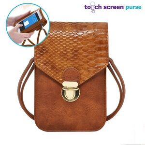 Brown Touch Screen Purse